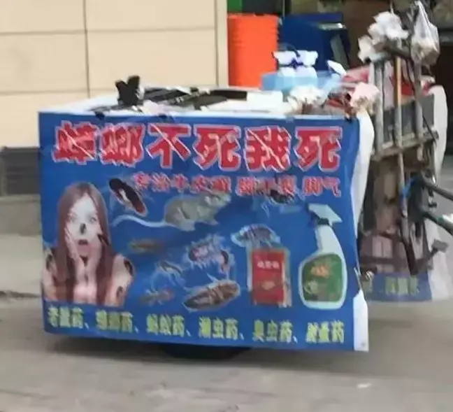 中國路邊的做燈箱廣告牌，我能笑一年23